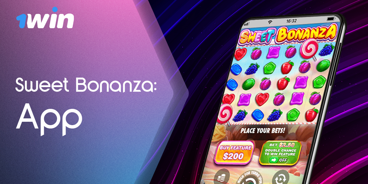 Mobile application 1win to play Sweet Bonanza slot online