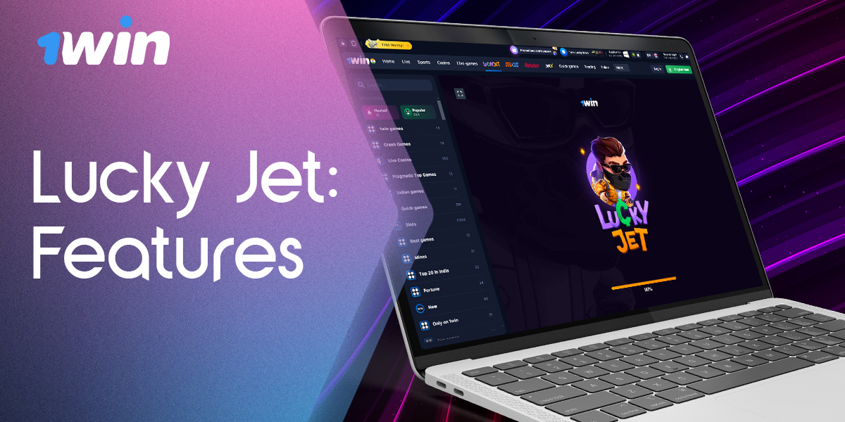 Description of Lucky Jet game features at 1win india