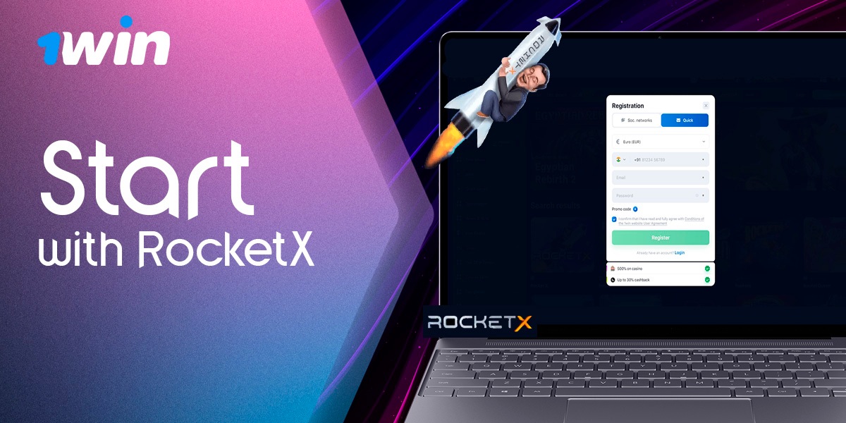 Starting RocketX on 1win for Indian users.