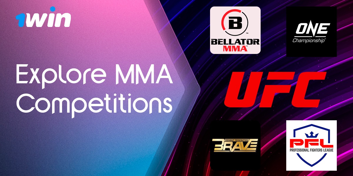 Available MMA events to bet on at 1Win