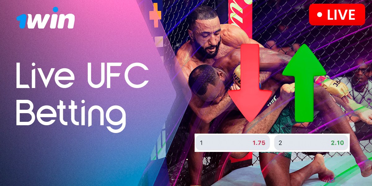 Real-time betting on fights at 1Win for players from India